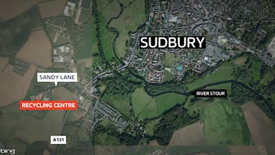 A member of the public attempted to dispose of human bones at the recycling centre in Sudbury