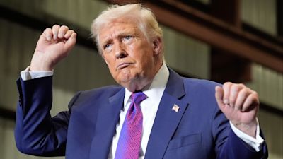 Trump says he doesn't know if aliens are real but directs US government to release files on UFOs | ITV News