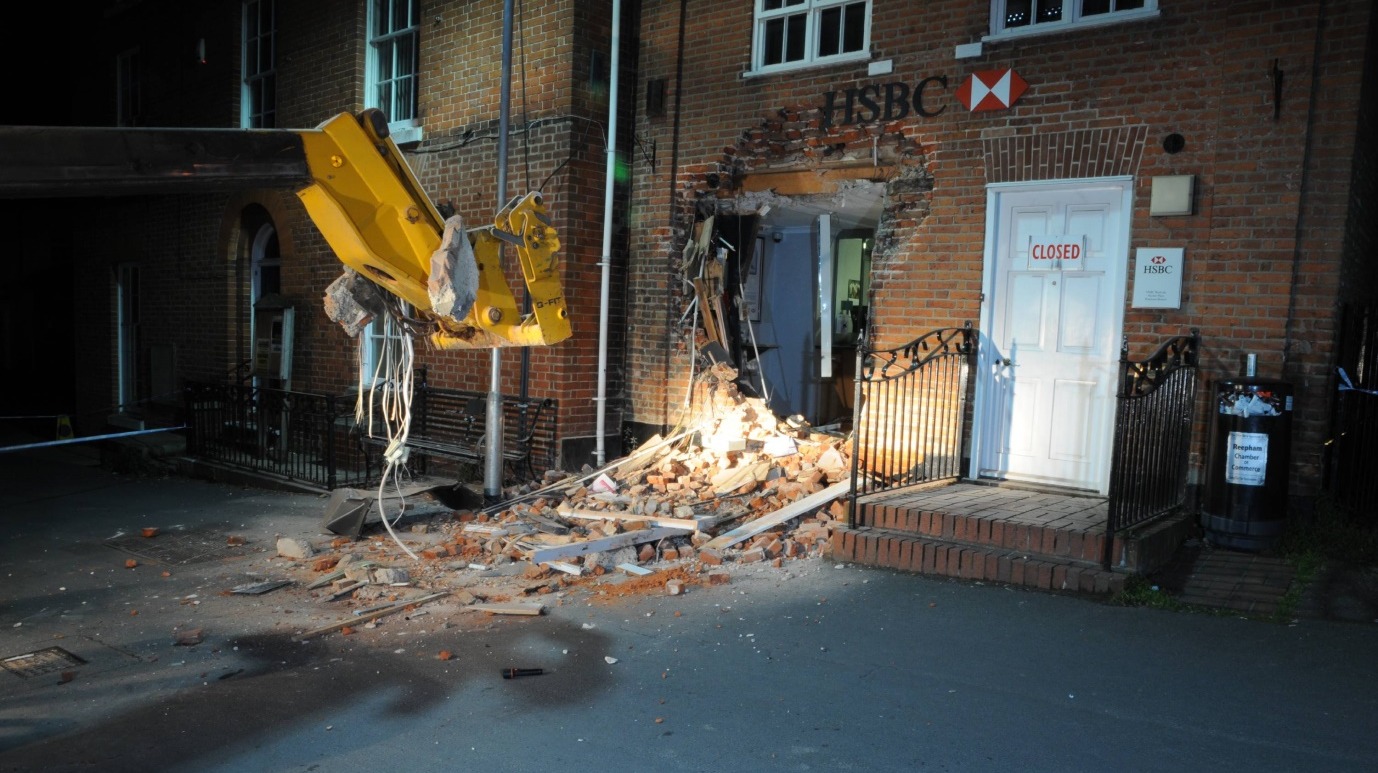 Five convicted of ATM ram raids ITV News Anglia