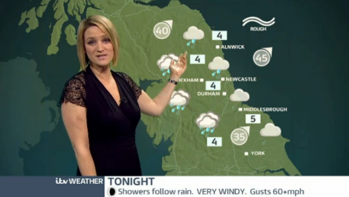 Video Saturdays Forecast For The North East Region Itv News Tyne Tees