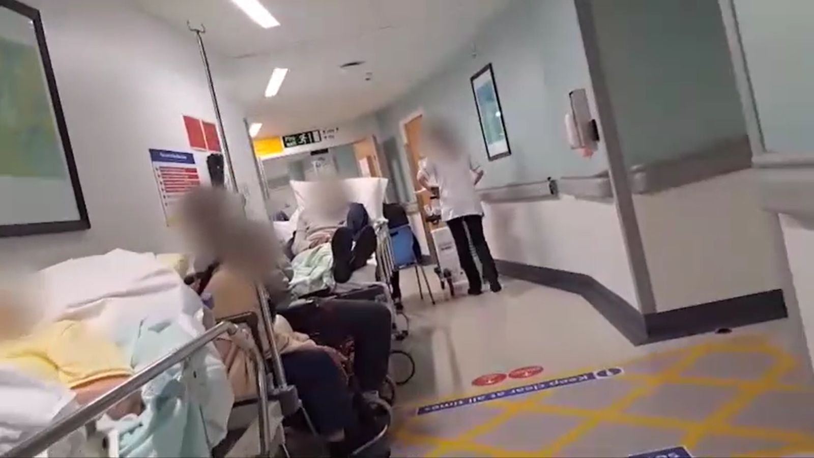 NHS staff so 'embarrassed' by corridor care they avoid eye contact with ...