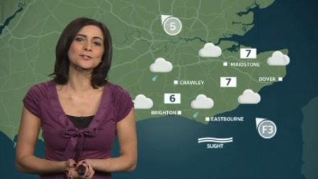 Rain giving way to sunshine in the east of the region | ITV News Meridian