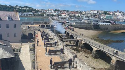 21-gun salute for the Queen's official birthday (2021)