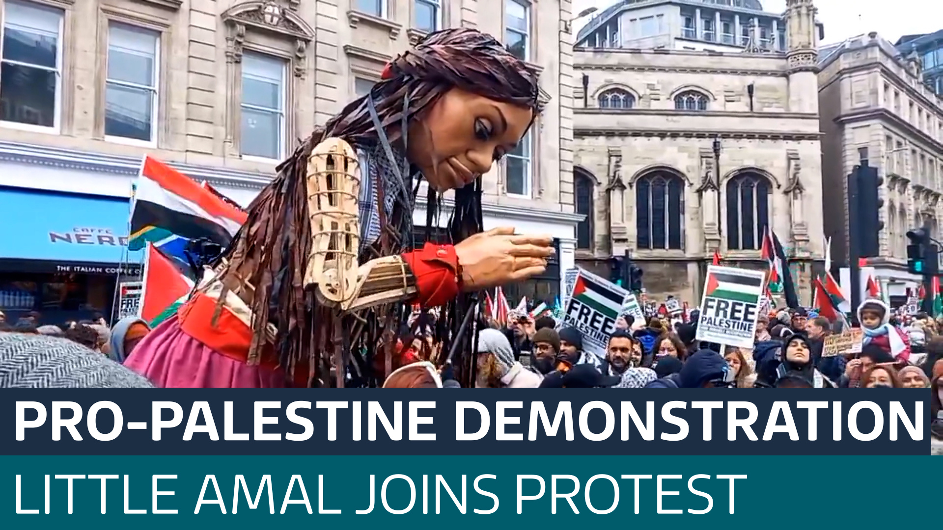 Thousands attend pro-Palestine march in London as part of a day of