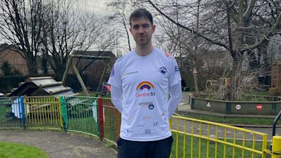 Miles Rigby Charity fundraiser prepares for rail running challenge | ITV News Granada