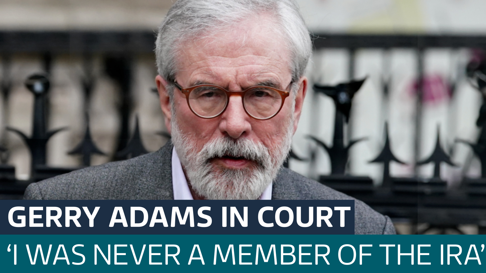 Gerry Adams denies IRA membership as he gives evidence in libel case - Latest From ITV News