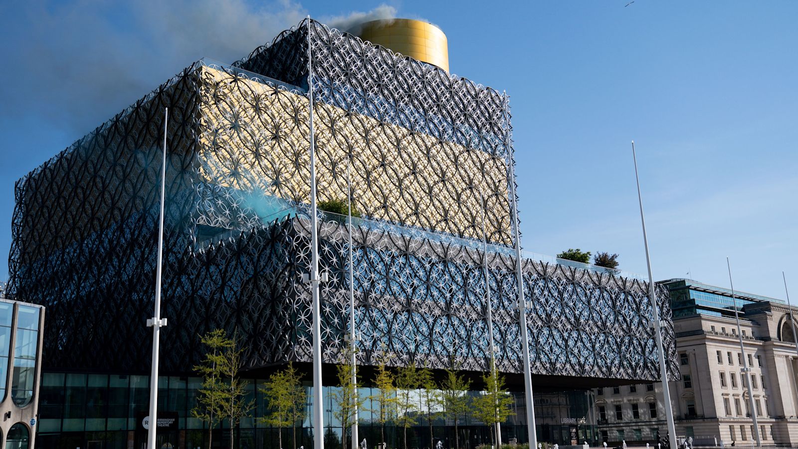 Briningham Library Ramp 10 facts about the Library of Birmingham as it celebrates a decade ...
