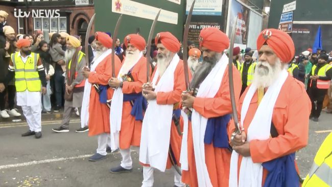 The event marks the founding of the Sikh community, the Khalsa, in 1699. 