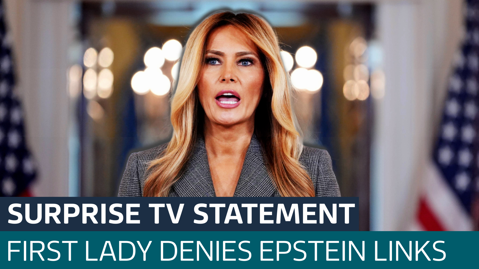 Melania Trump denies close relationship with Epstein in unusual TV address - Latest From ITV News