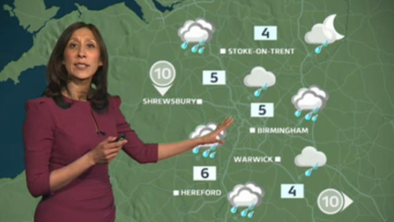 West Midlands weather: Heavy rain overnight | ITV News Central