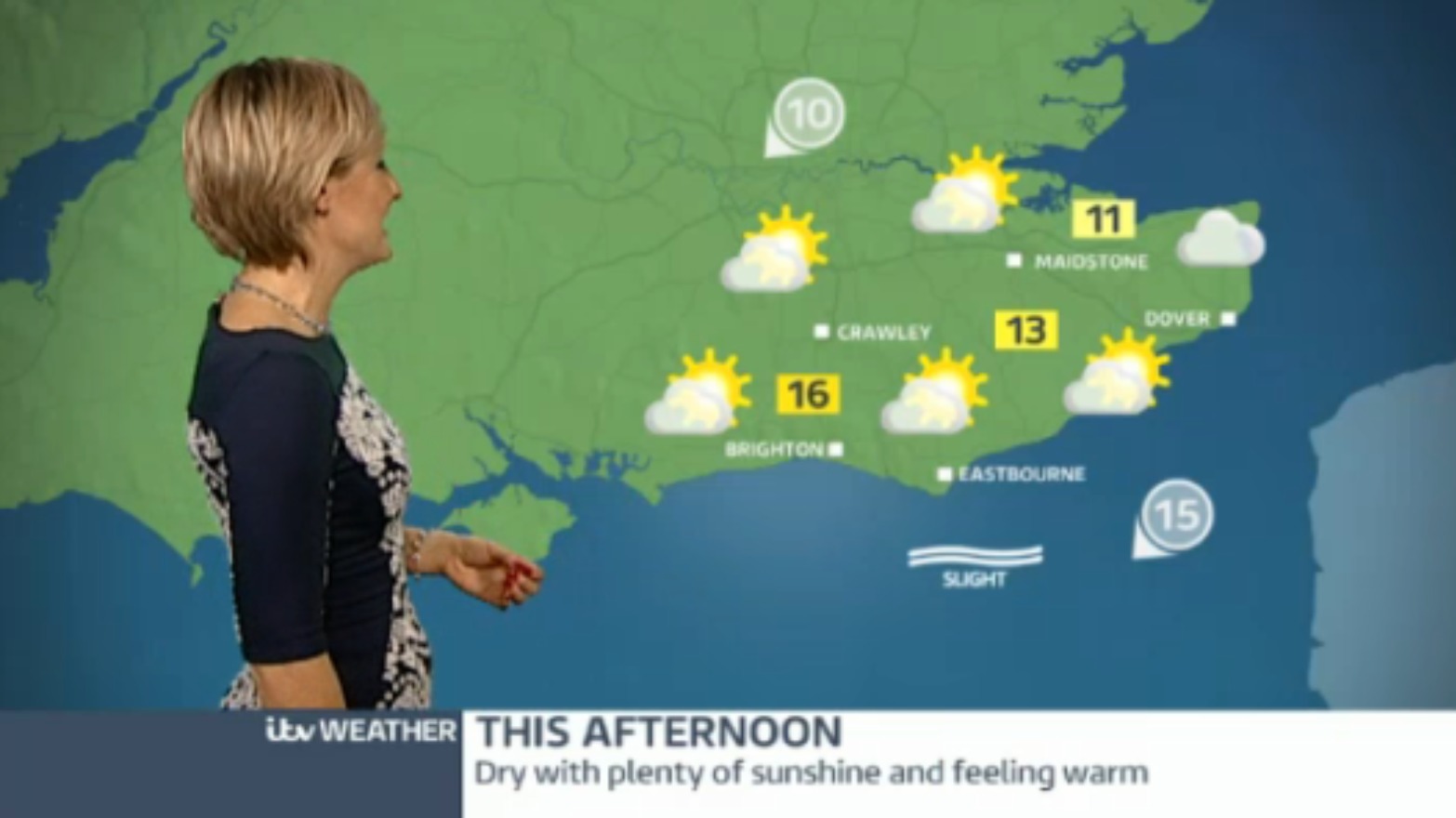 Monday's weather for the east of the region | ITV News Meridian
