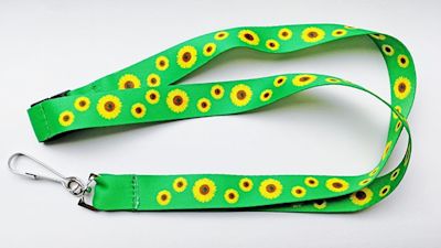 Sunflower lanyard