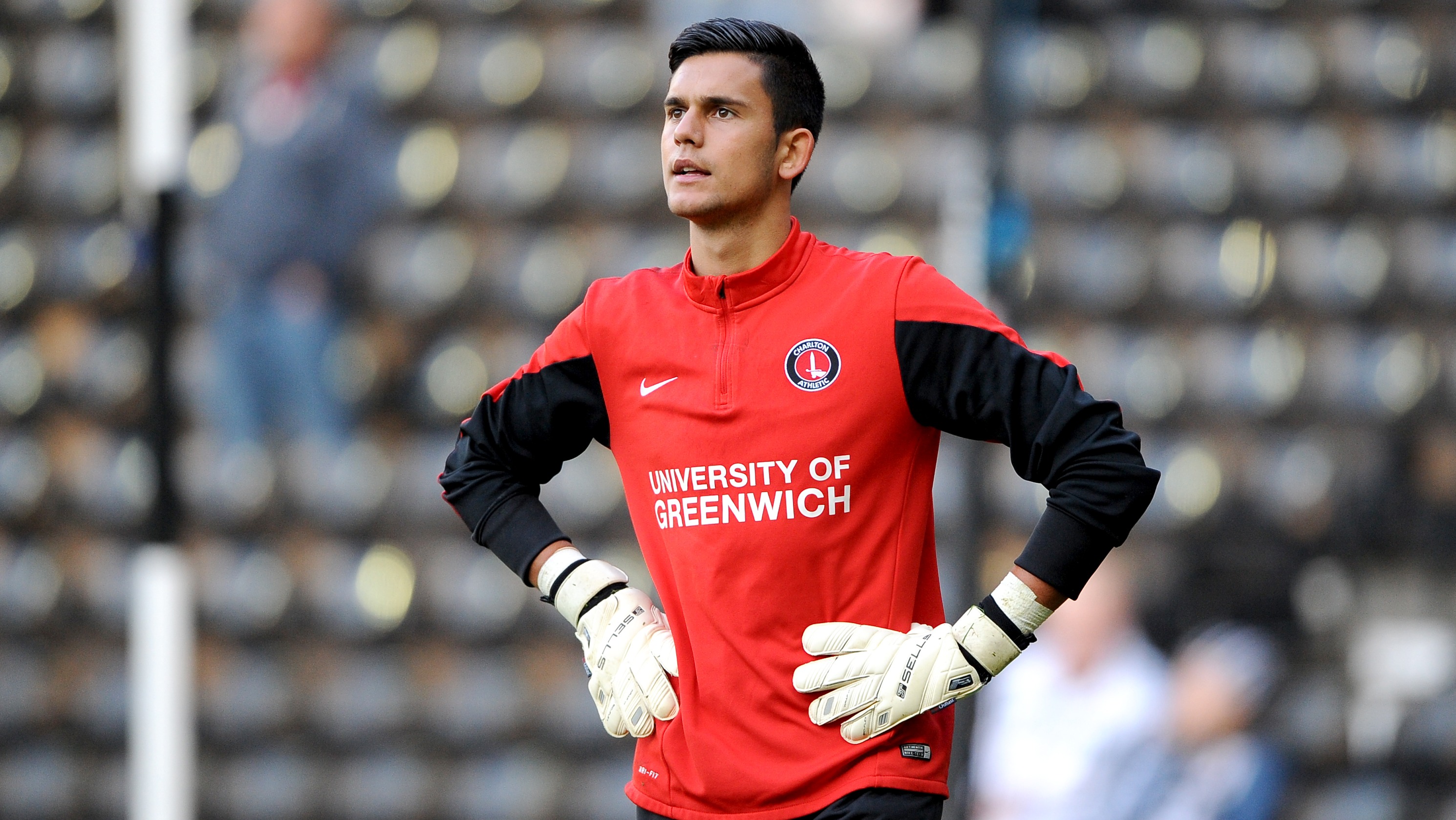 Video Charlton goalkeeper Dimitar Mitov scores contender for world's