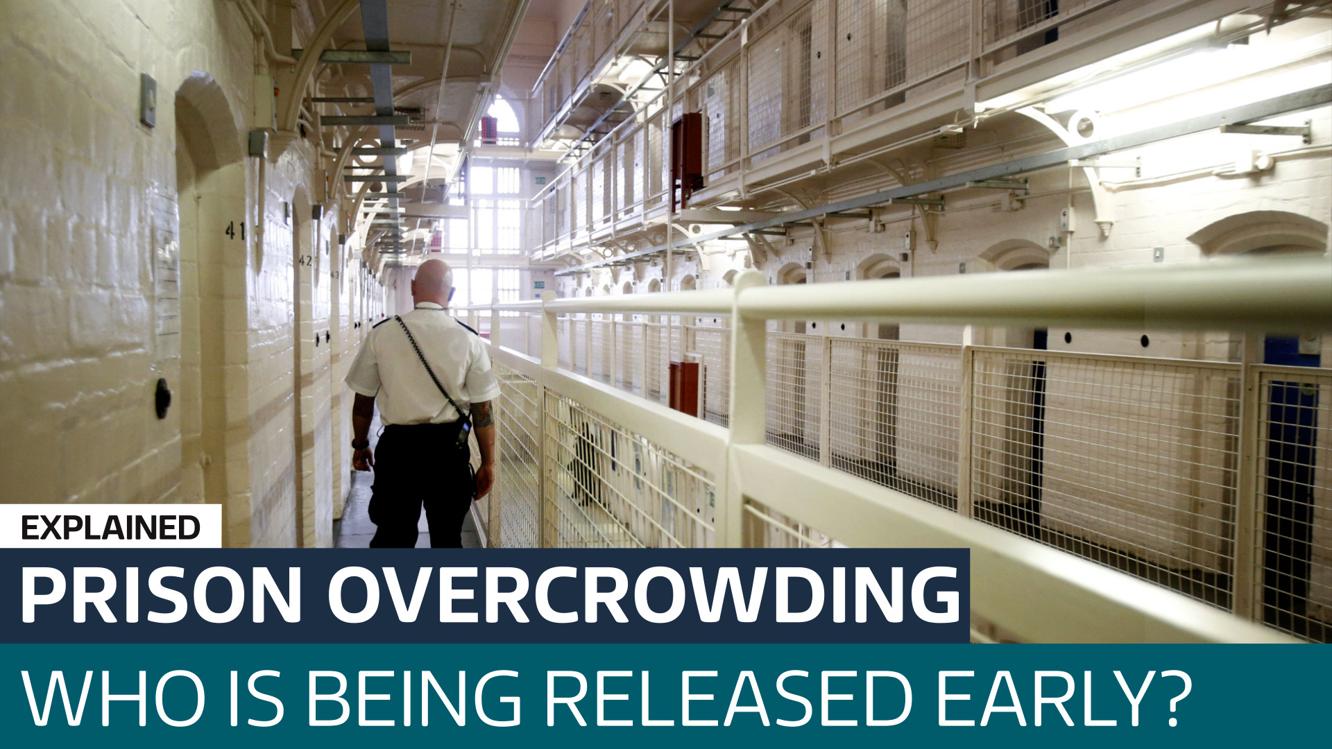 Prison overcrowding Who is being released from jail early and why