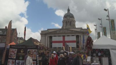 St George's Day celebrations in Nottingham