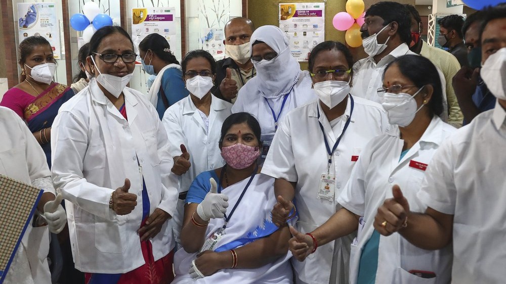 Covid: India Begins 'world's Largest' Coronavirus Vaccination Campaign ...