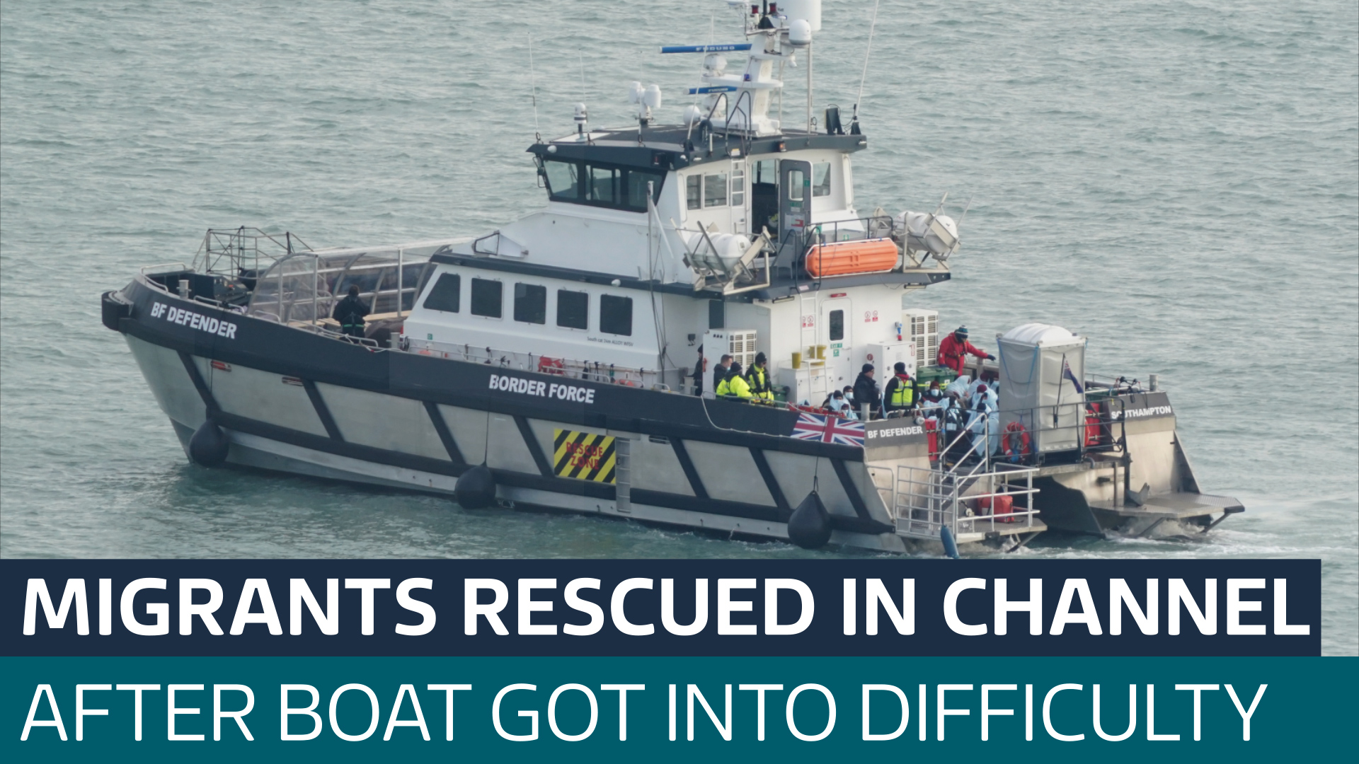 Around 80 migrants rescued after boat gets into difficulty in the ...