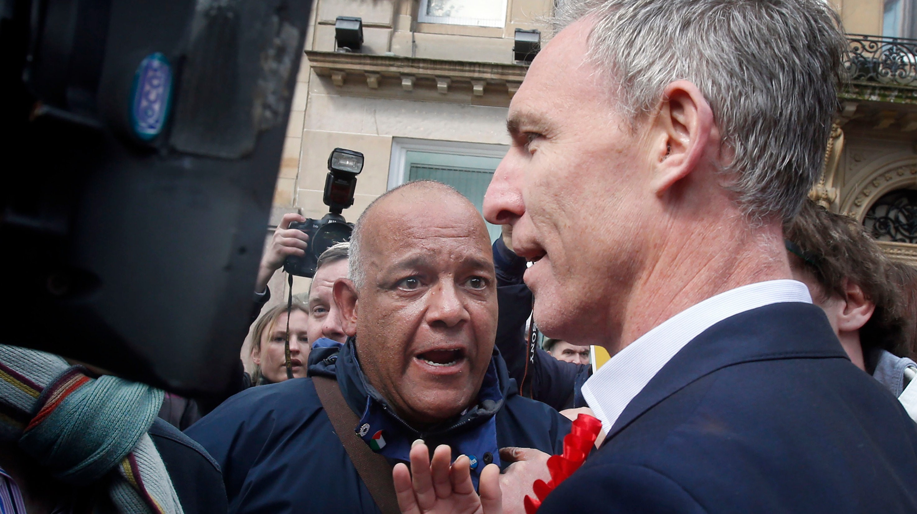 SNP members suspended over Labour rally protest | ITV News