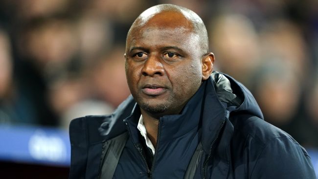 File photo dated 04-01-2023 of Crystal Palace boss Patrick Vieira, who believes Roberto De Zerbi's success at Brighton should not be a surprise to anyone who has followed the Italian's career. Issue date: Friday February 10, 2023.