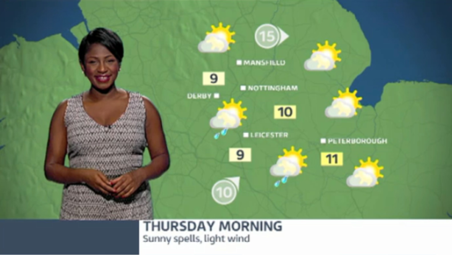 East Midlands weather Bright day with a few showers ITV News Central