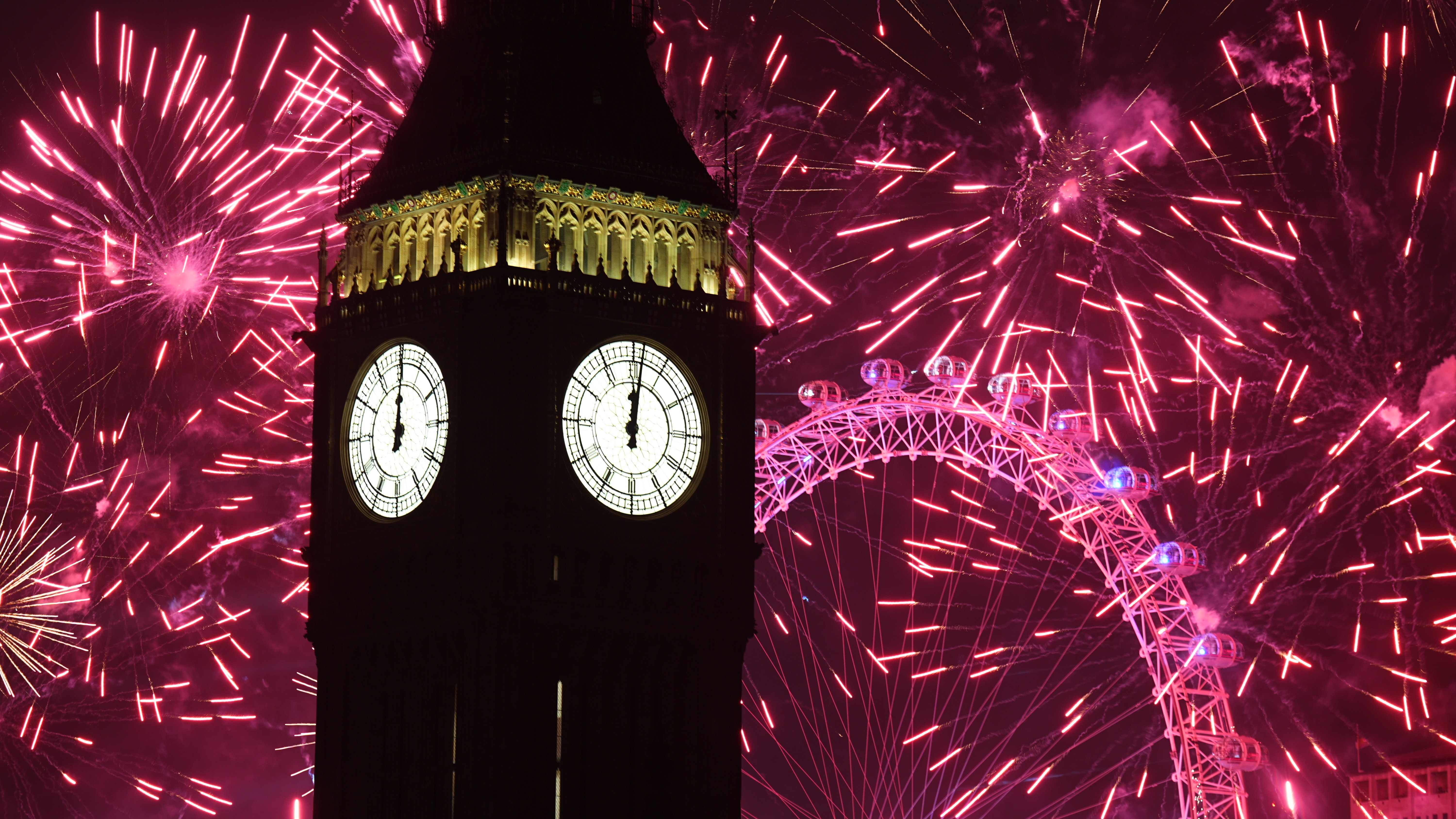 UK celebrates start of 2025 with spectacular fireworks display in