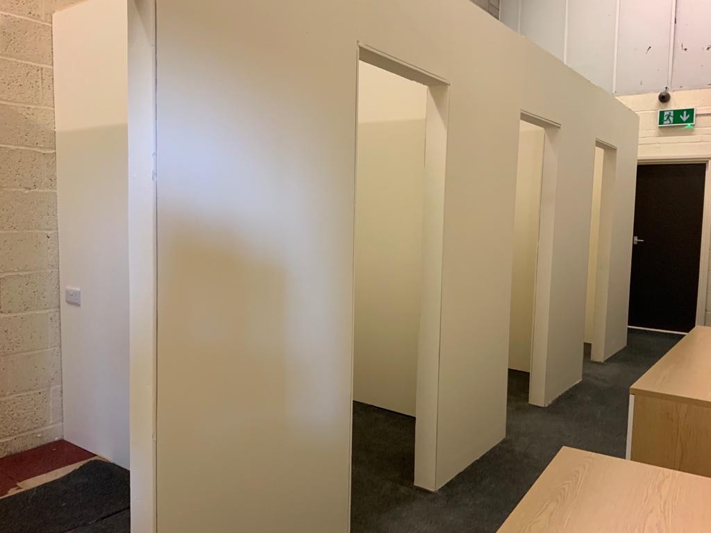 Socially Distanced Pods Built For The Homeless In Weston Super Mare Itv News West Country