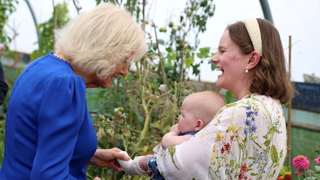 Queen Camilla at RAF Leeming