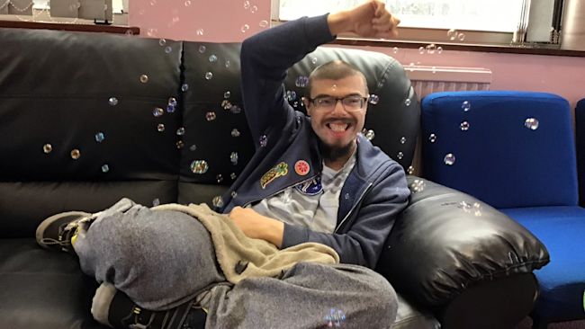 Undated handout photo supplied by Camilla Tooke of her son Jordan Tooke. The mother of 29-year-old Jordan who has severe learning disabilities and "end stage" kidney disease has won a "life-sustaining" treatment fight in a specialist court. Doctors said Mr Tooke, who lives in Norwich, would need to be sedated in order to be given dialysis three times a week - and argued that such moves were not his best interests. His family disagreed and a judge in the Court of Protection has decided that dialysis should be provided
Credit: PA/Handout