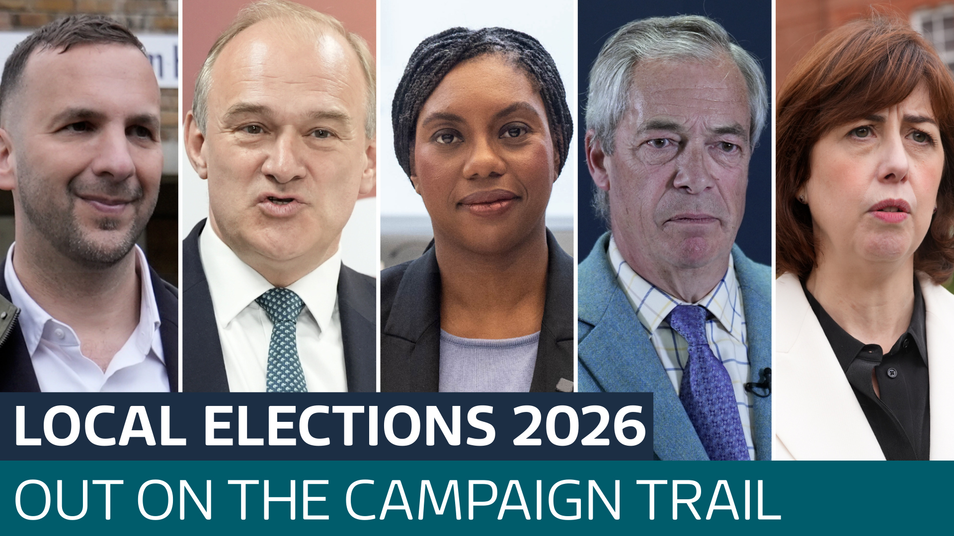 We joined English party leaders on their local election campaigns - Latest From ITV News