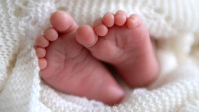 A stock shot of a baby's feet.
Credit: PA