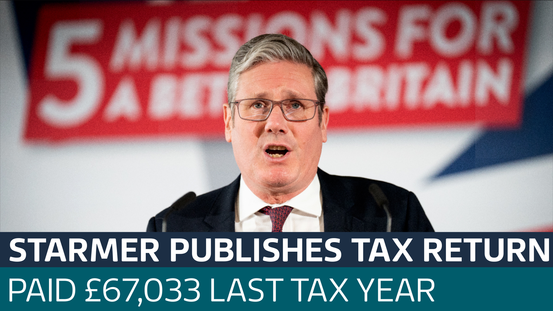 Labour leader Sir Keir Starmer publishes tax return, following Rishi ...