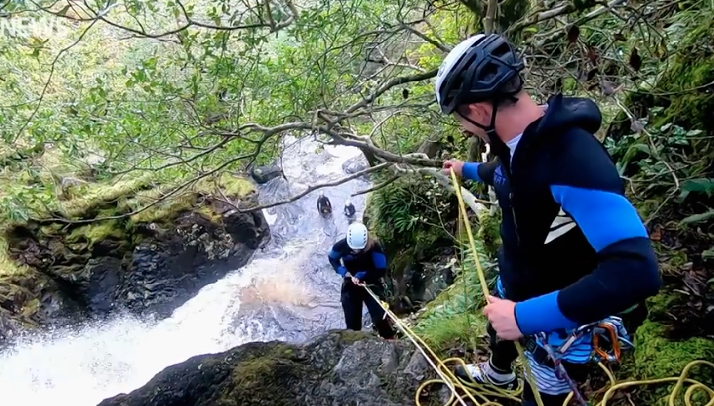 Border Life: The extreme sport of canyoning makes a splash in Dumfries ...