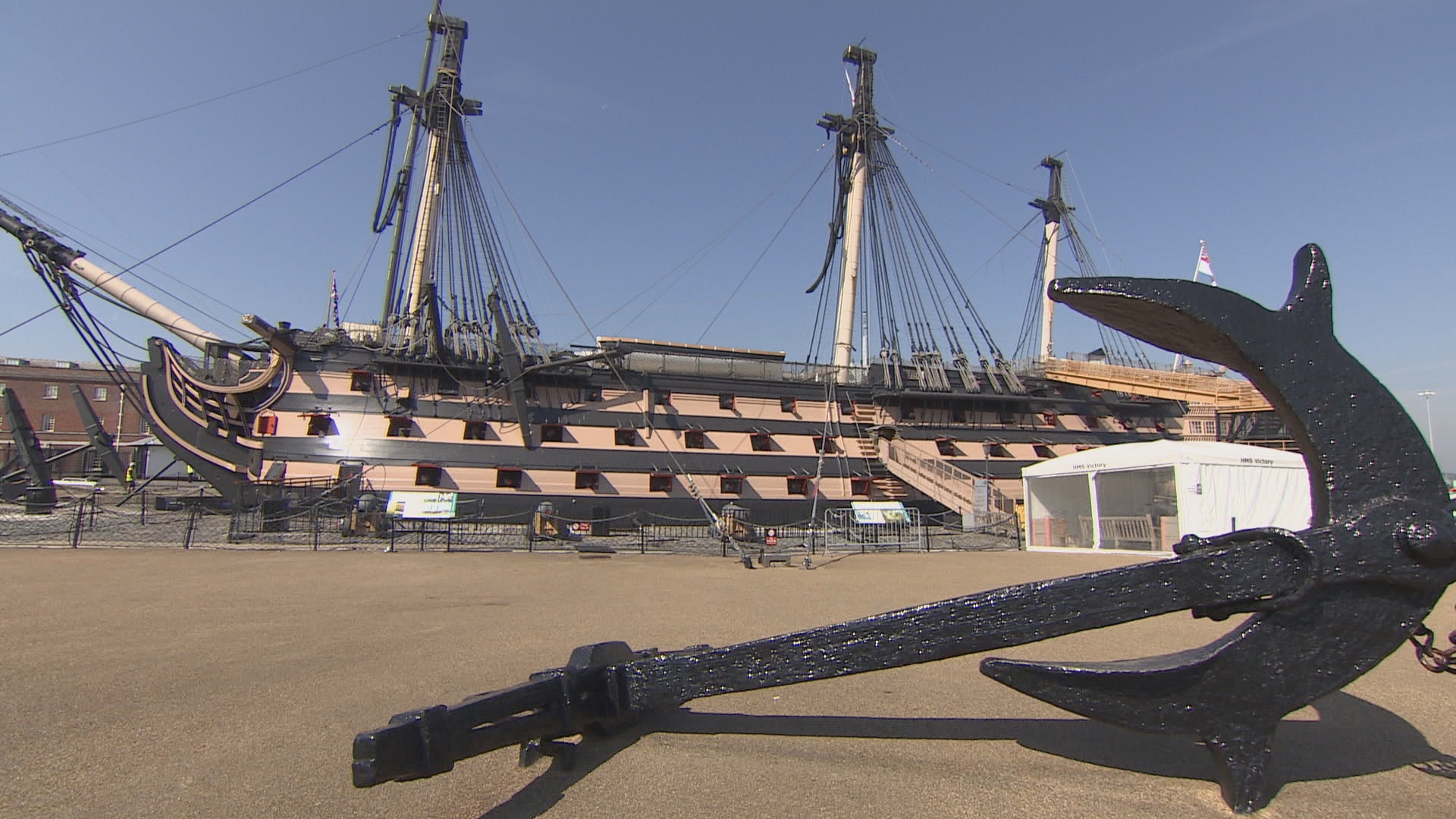Visitor Walkway Shows Hms Victory Like Never Before Meridian Itv News