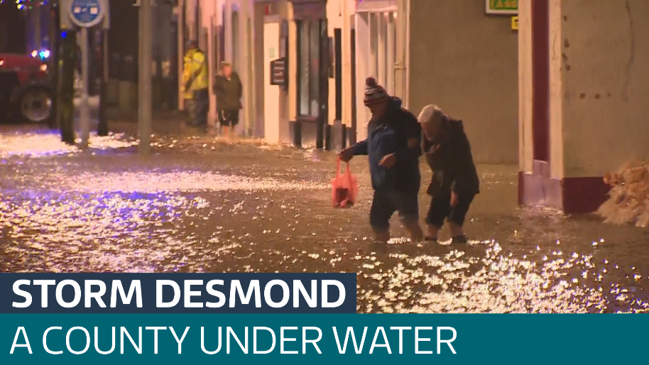 Looking back at Storm Desmond ten years on - Latest From ITV News