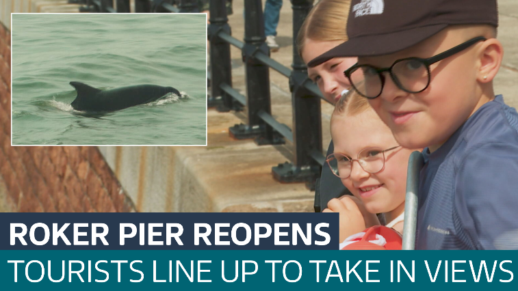 Surprise reopening of Roker Pier nearly two years after damage caused ...