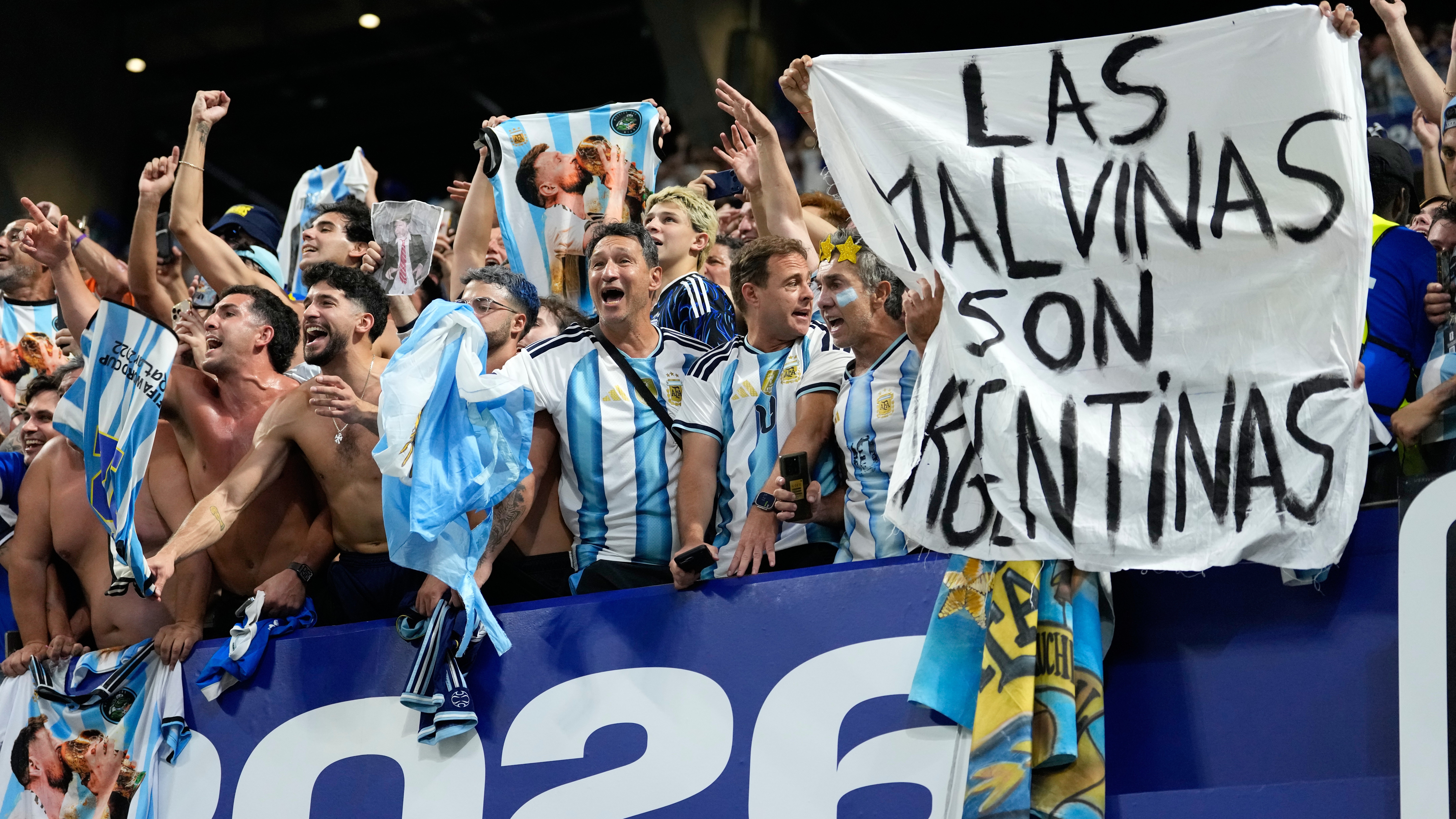 Fifa assessing whether Argentina broke rules over Falklands banner | ITV  News