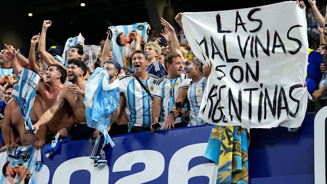 Fifa assessing whether Argentina broke rules over Falklands banner | ITV News