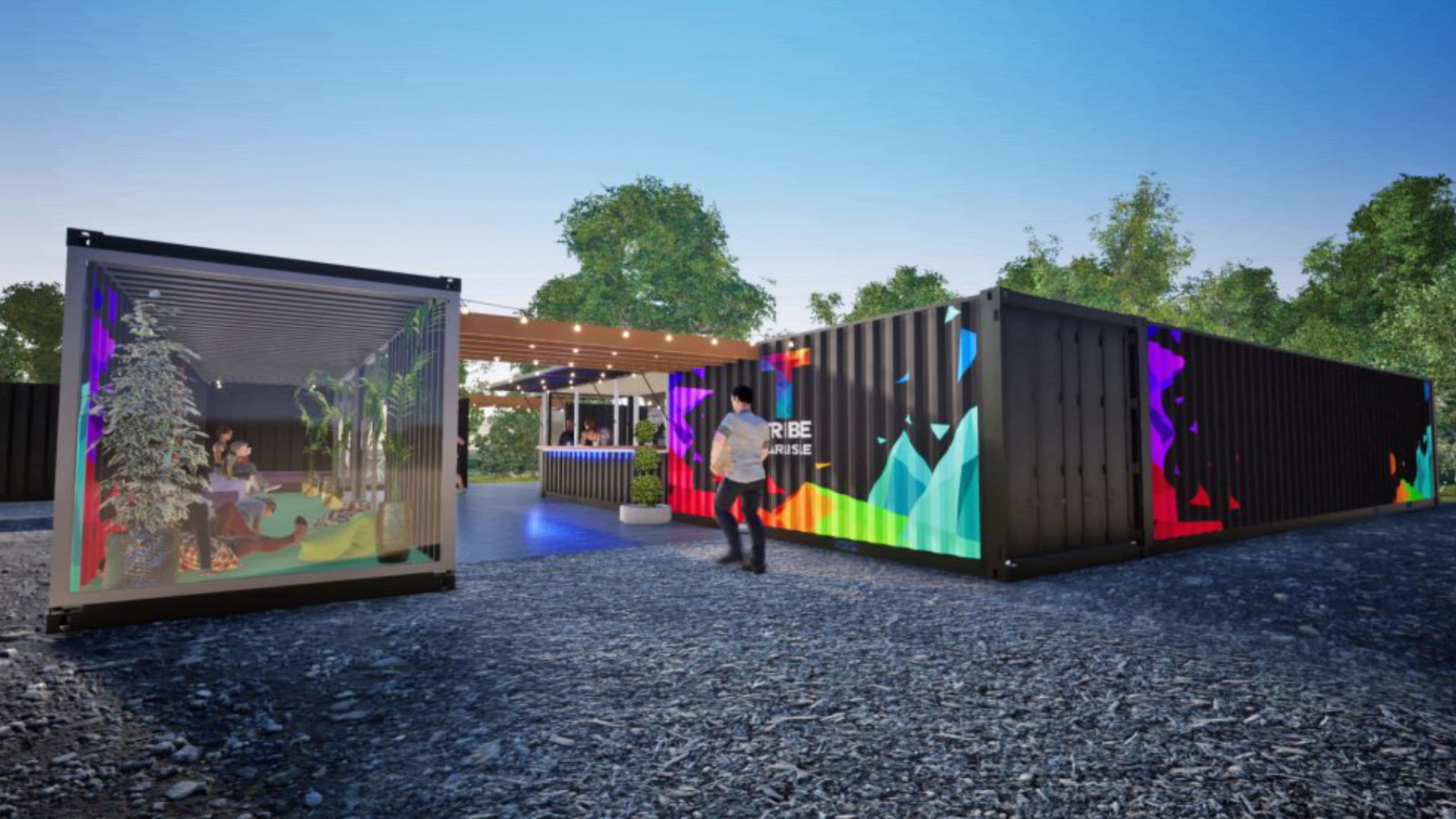 Carlisle park's new shipping container village faces criticism ITV