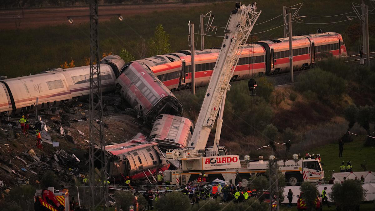 Spain begins three days of mourning after train crash kills at least 68 people