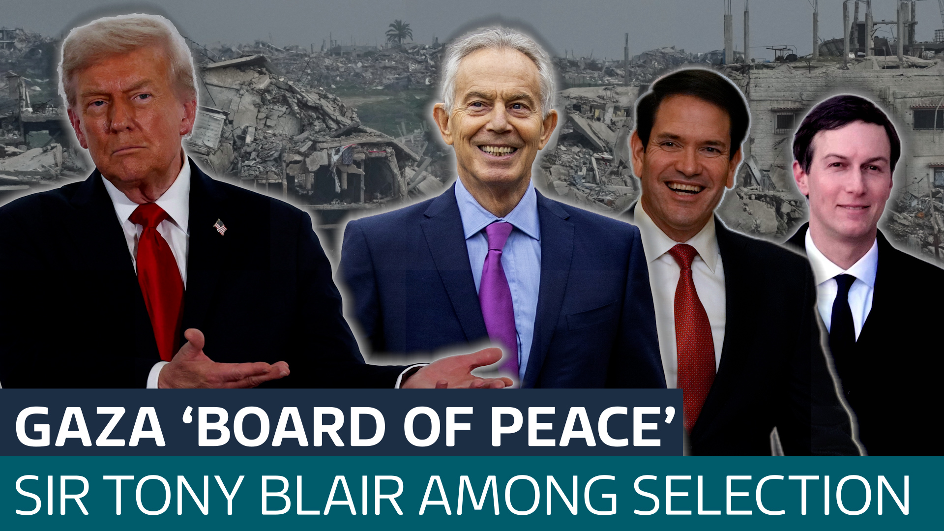 Sir Tony Blair appointed to Donald's Trump 'Board of Peace' for Gaza - Latest From ITV News