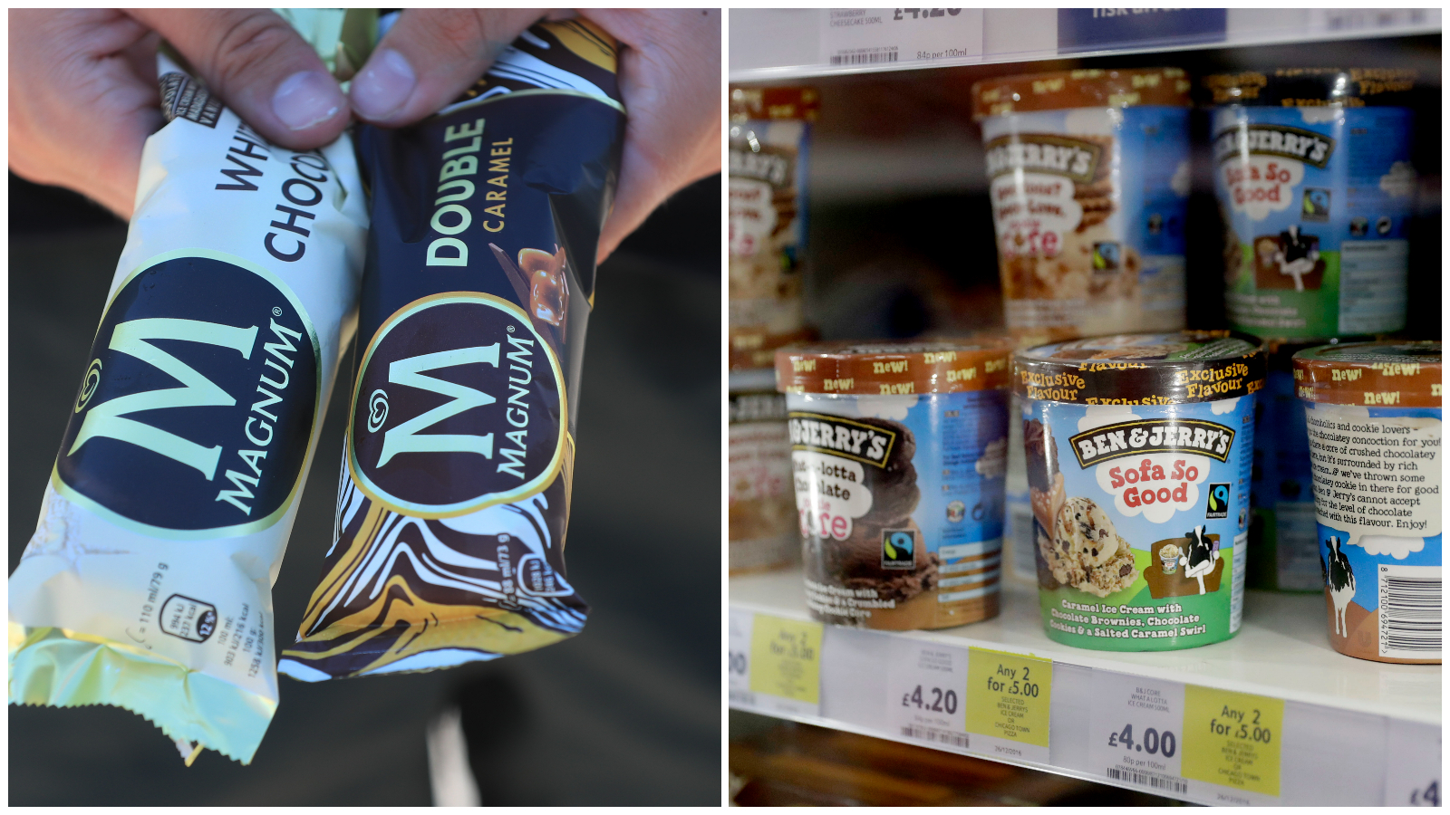 Unilever to test warmer temperatures in ice cream freezers