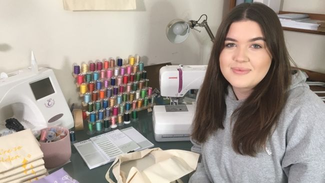 Maisie Crompton has turned her lockdown hobby into a business which is earning her thousands.
Credit: ITV News Anglia