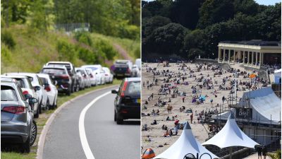 Barry Island and Snowdonia full as lockdown eases in Wales. 