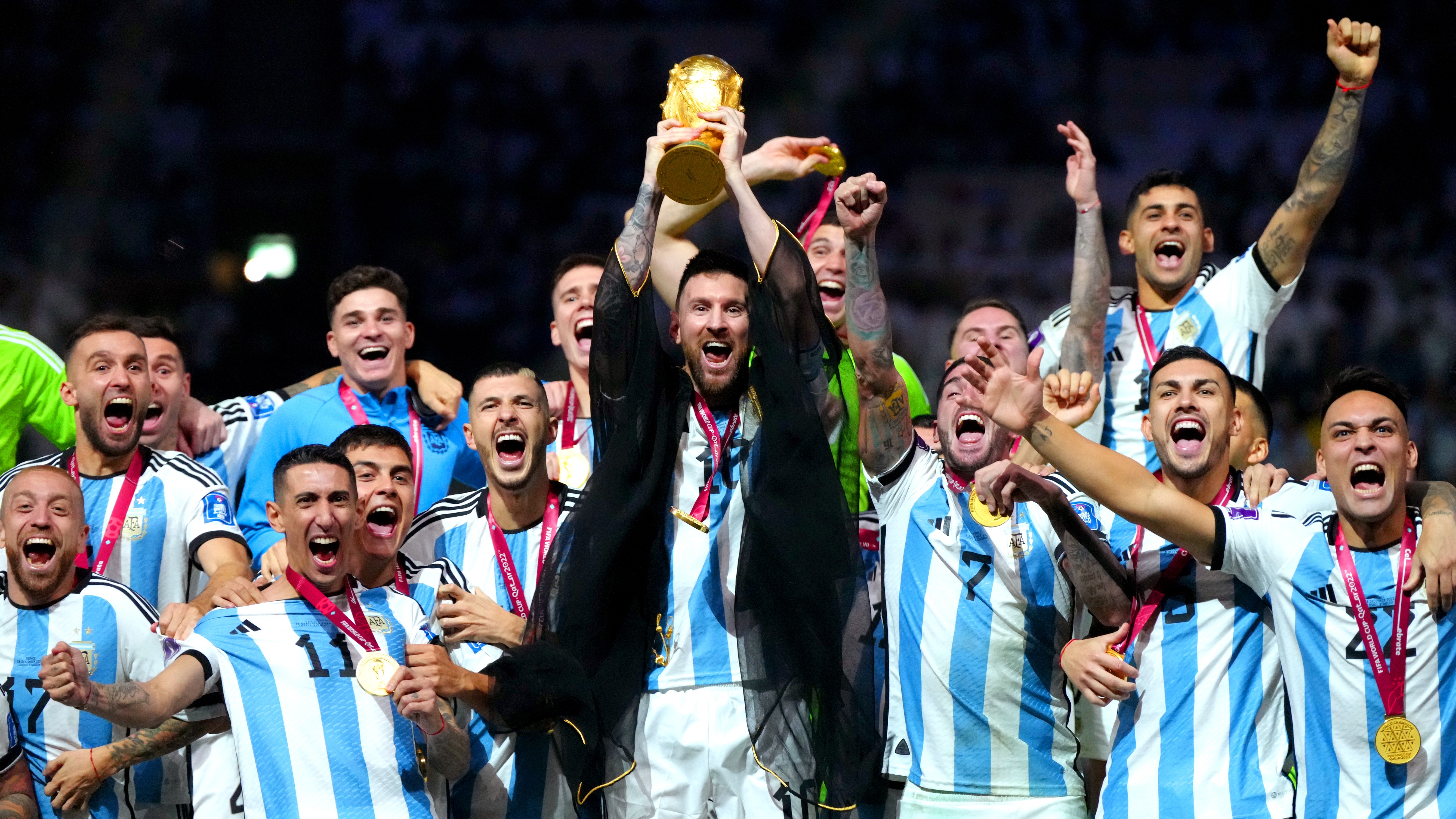 World Cup final 2022 Lionel Messis Argentina beat France on penalties after dramatic 3-3 clash ITV News