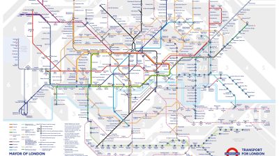 Undated handout images issued by Transport for London of an updated Tube map as Thameslink services are set to be temporarily added to help support customers during the coronavirus pandemic.
