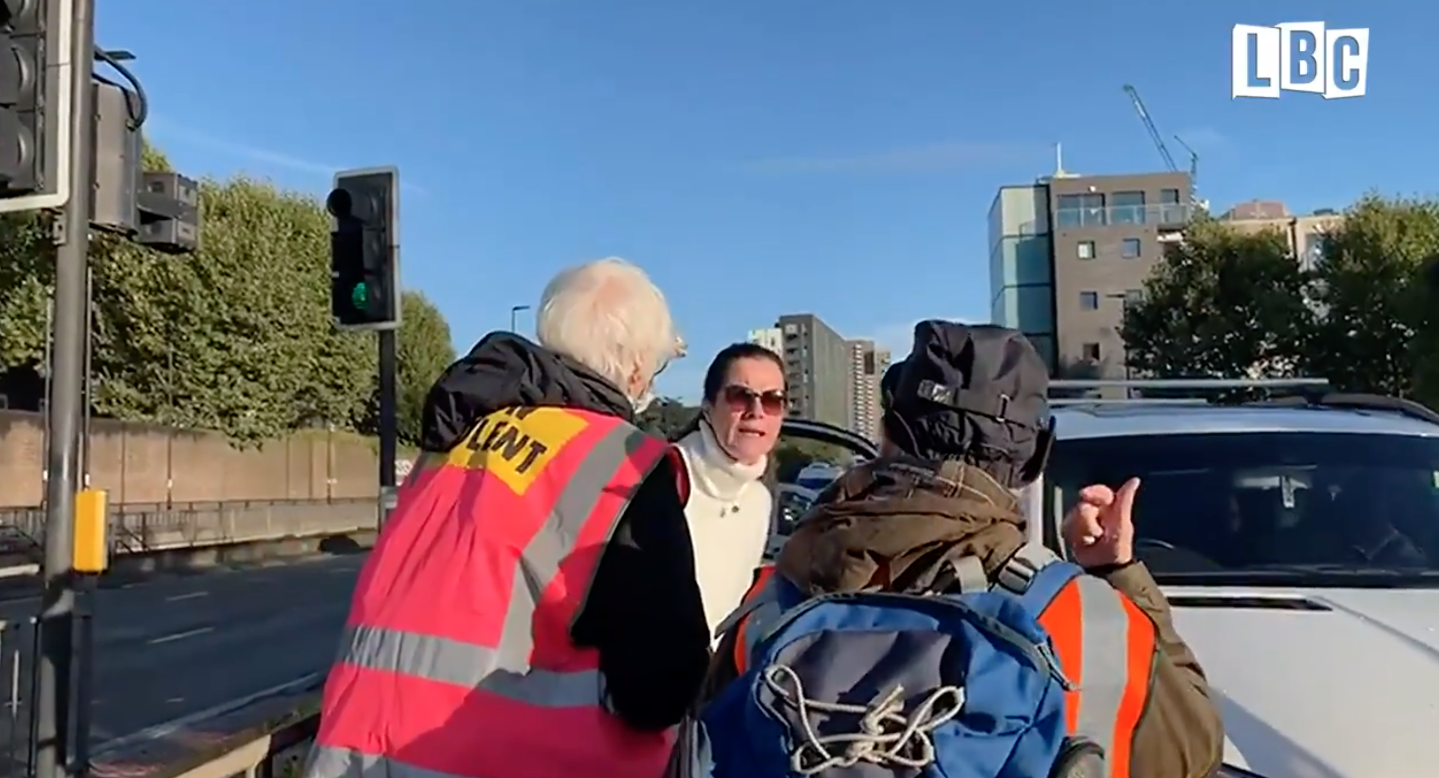 Woman pleads with Insulate Britain to let her through road block to see sick mum | ITV News