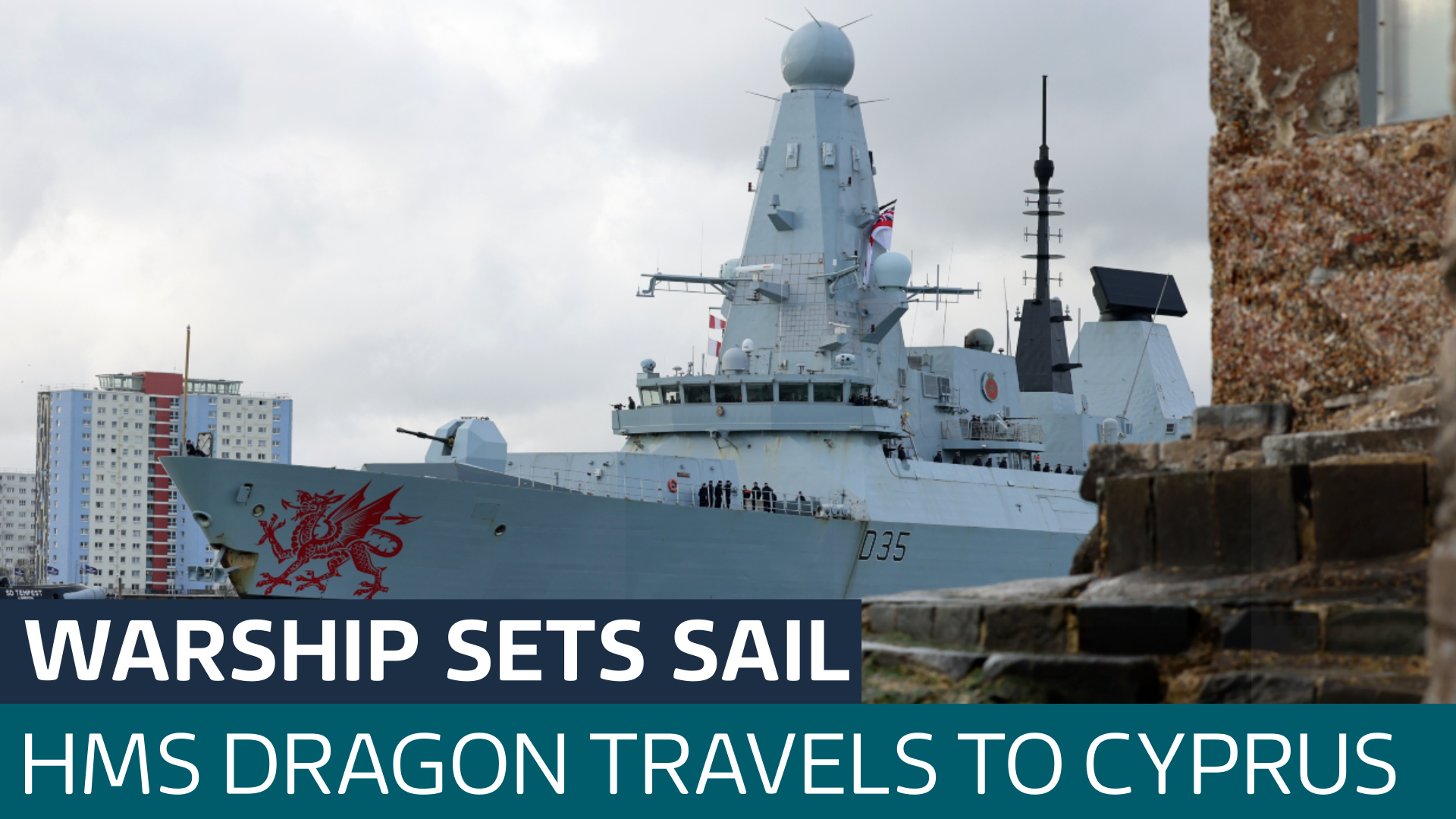 UK warship departs Portsmouth Naval Base for Cyprus amid Middle East crisis - Latest From ITV News