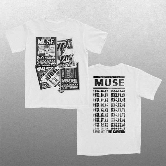 Muse tour top t shirt