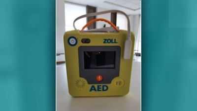 Credit: PSNI
Defibrillator stolen from Mater Hospital in north Belfast, Northern Ireland.