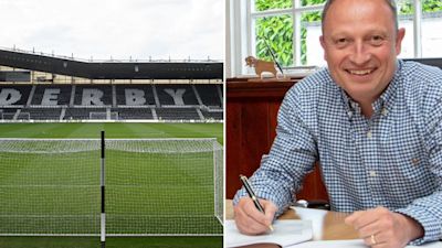 David Clowe, whose firm has put in a bid to buy Derby County FC.
PA and Supplied